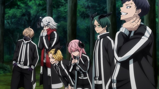 Scene from The anime Tougen Anki